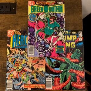 Original DC Green Lantern, Hercules & The Saga of the Swamp Thing Comic Book Set